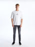 LC Waikiki Crew Neck Short Sleeve Printed Combed Cotton Men's T-shirt